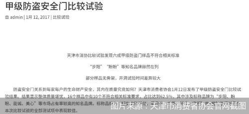 图片来源:天津市消费者协会官网截图