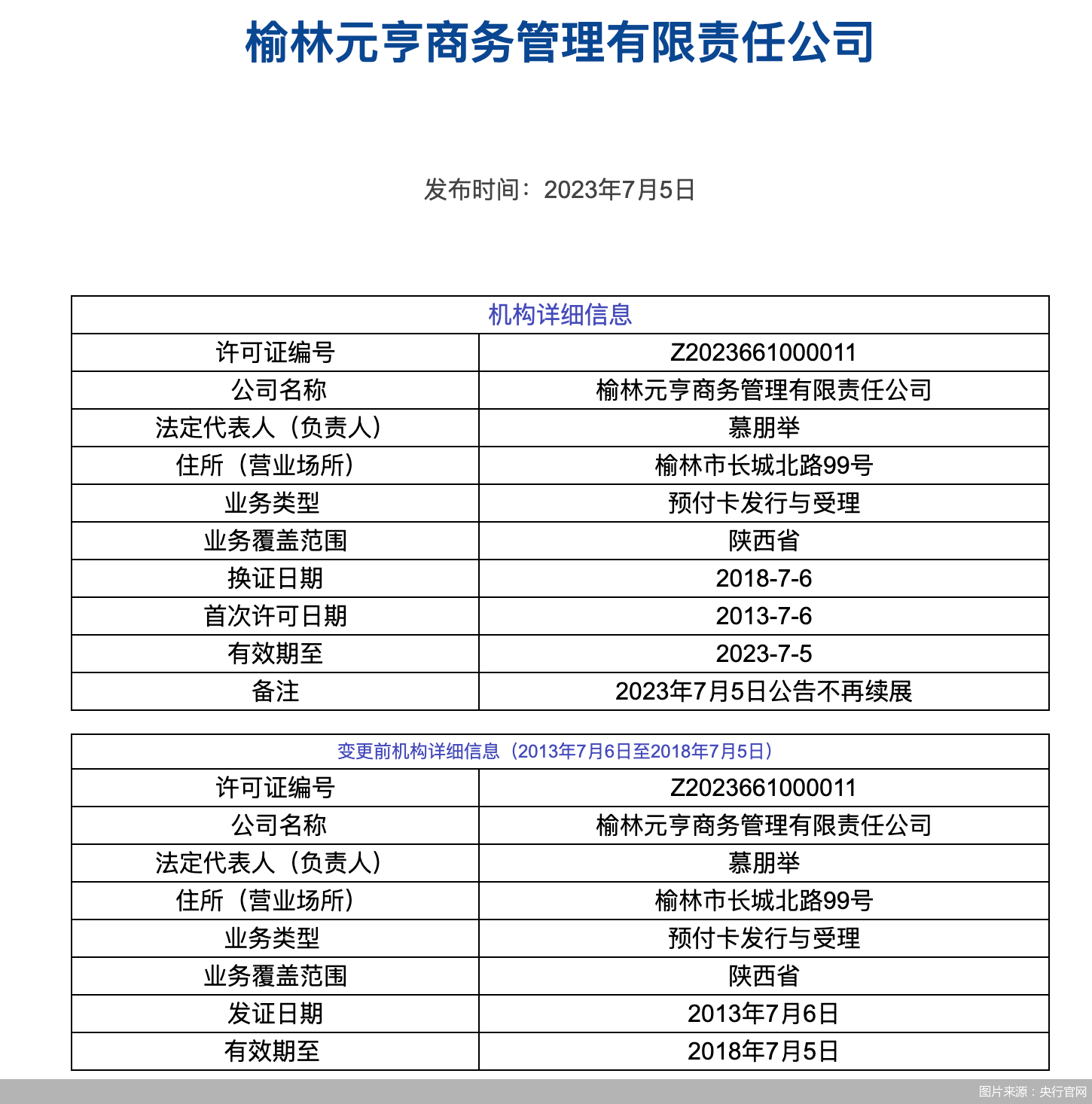 3张预付卡牌照现身注销页面，支付牌照一少再少