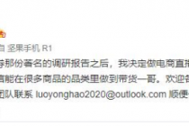 进军电商直播，不只是“卖艺还债”，罗永浩瞄准“带货一哥”