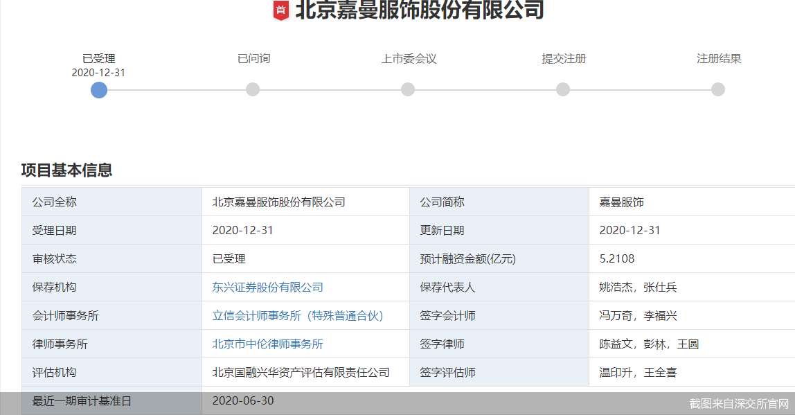 截图来自深交所官网