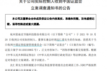两机构失手！20CM涨停后这家公司实控人被立案调查 追高的小散也哭了