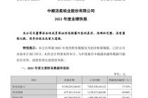 中顺洁柔2021年净利同比下降35.8%