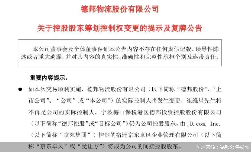 京东物流收购“悬案”：极兔速递和百世能打开阿里苏宁吗？ 