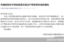 2亿股民平均日省1000万！中国结算放大招 股票交易过户费“砍半” 下调至0.01‰
