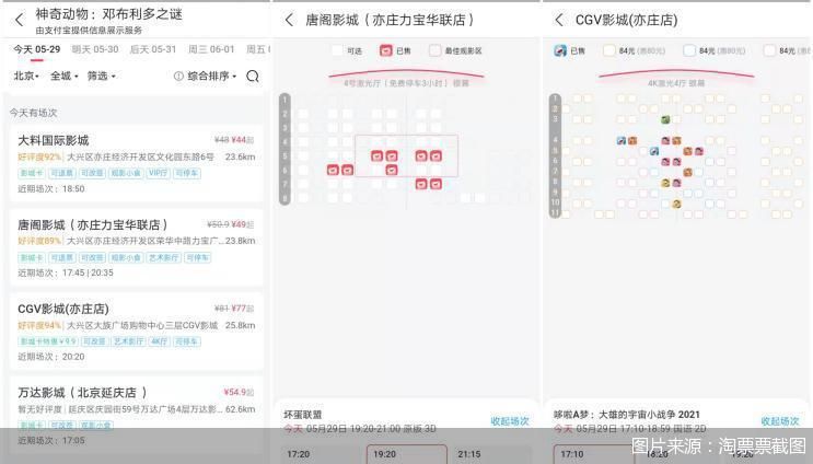 图片来源:淘票票截图