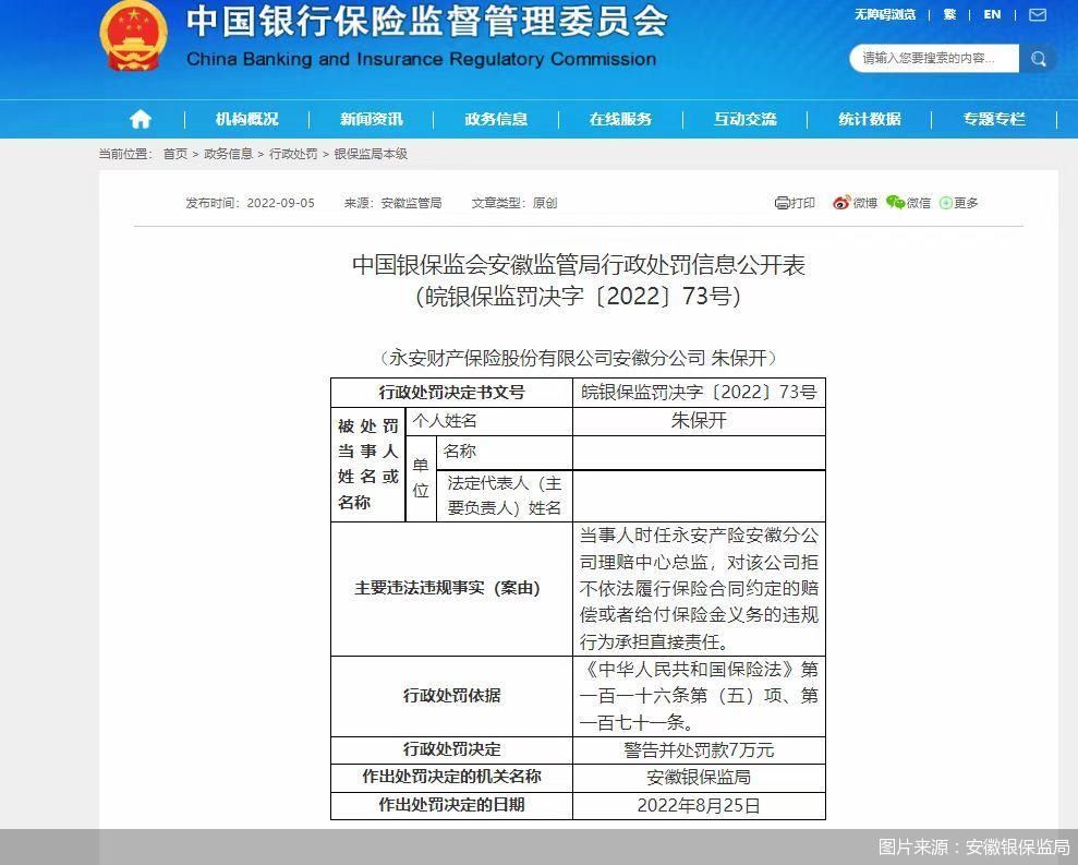 图片来源：安徽银保监局