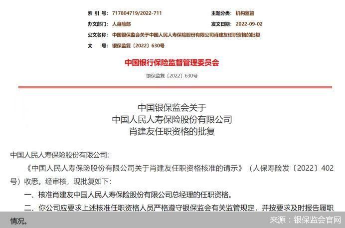 来源：银保监会官网