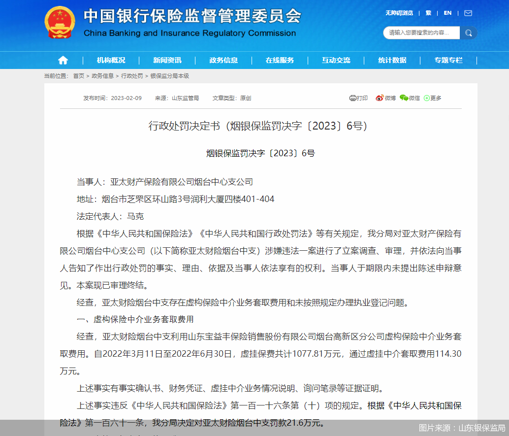 图片来源:山东银保监局