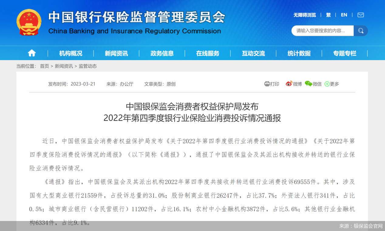 来源：银保监会官网