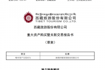 借壳不成改控股 西藏旅游再谋收购新绎游船疑问多