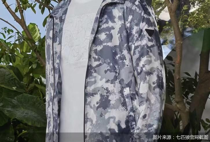 图片来源：七匹狼官网截图