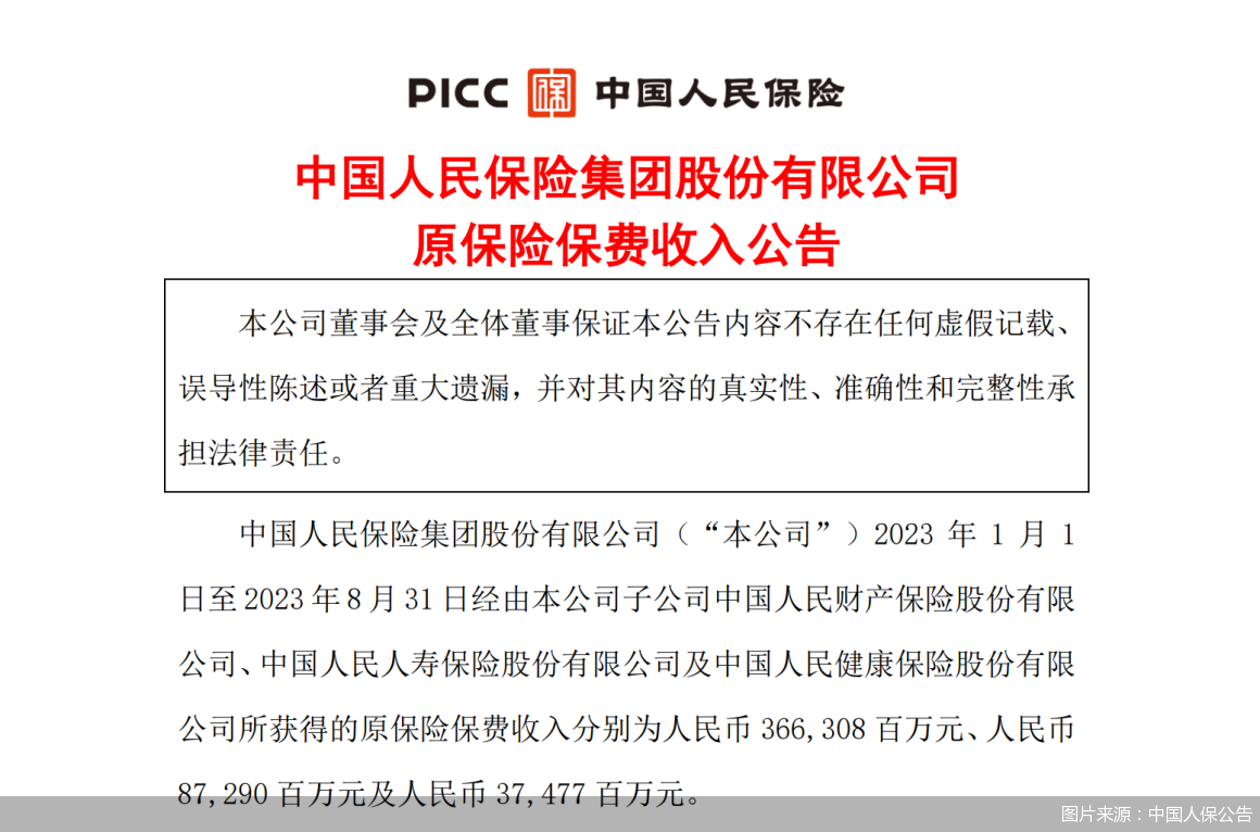图片来源:中国人保公告
