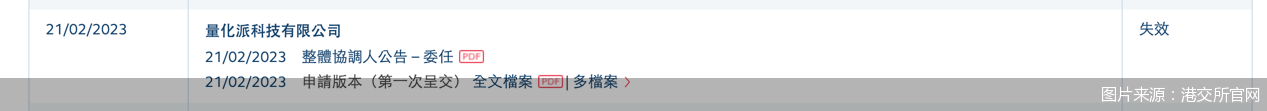图片来源：港交所官网