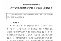 溢价收购老牌苗药企业，华东医药加码外用制剂市场