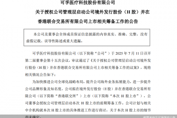 赴港上市！背背佳母公司可孚医疗筹划“A+H”，发力海外市场成效几何