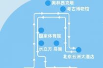 北京朝阳美食观光巴士中轴专线发车