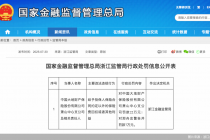 涉一项违规，大地保险萧山中心支公司合计被罚29万元