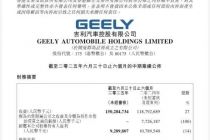 半年营收首破1500亿元、毛利率超16%，“一个吉利”初显成效