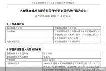 苏新基金:新任李永兴为公司副总经理
