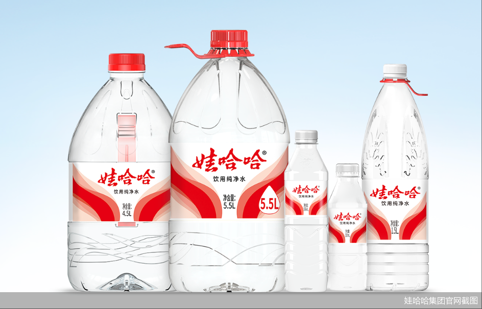 娃哈哈集团官网截图
