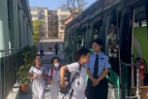 北京通学公交首次进校园