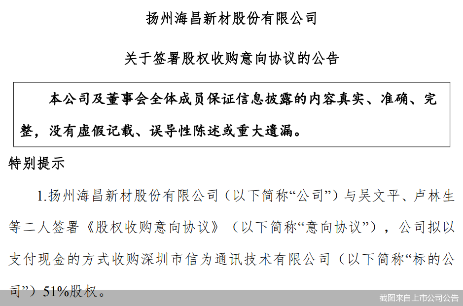 截图来自上市公司公告