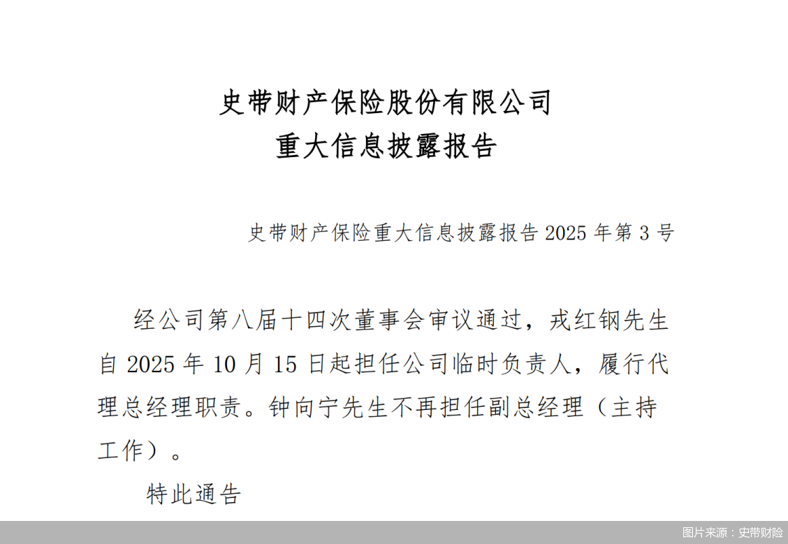 图片来源：史带财险