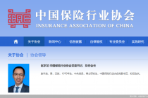 赵宇龙任中国保险行业协会党委书记、拟任会长