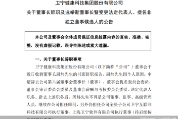 陷实控人行贿风波，临危换将的卫宁健康如何走出困局