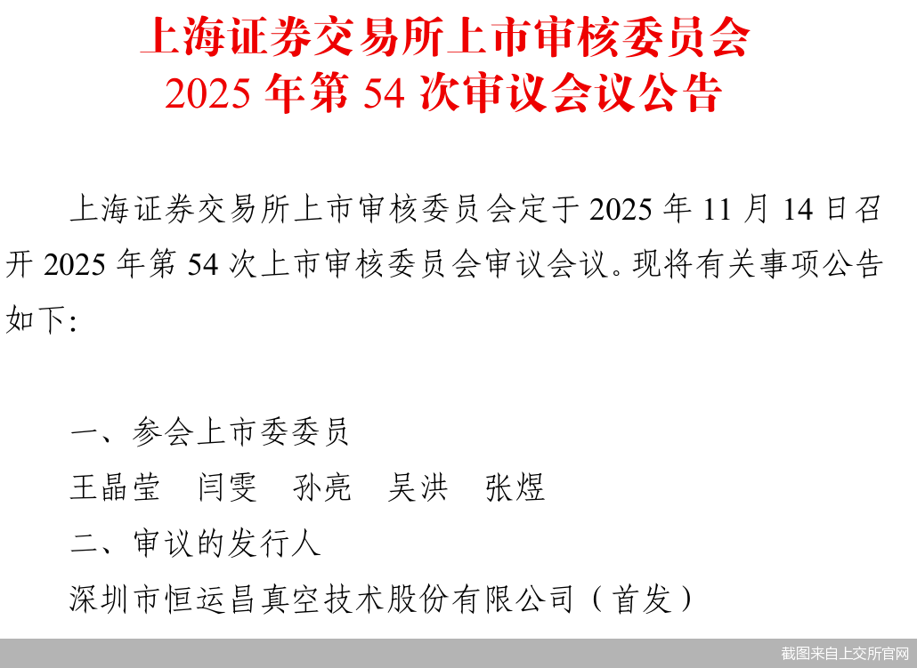 截图来自上交所官网