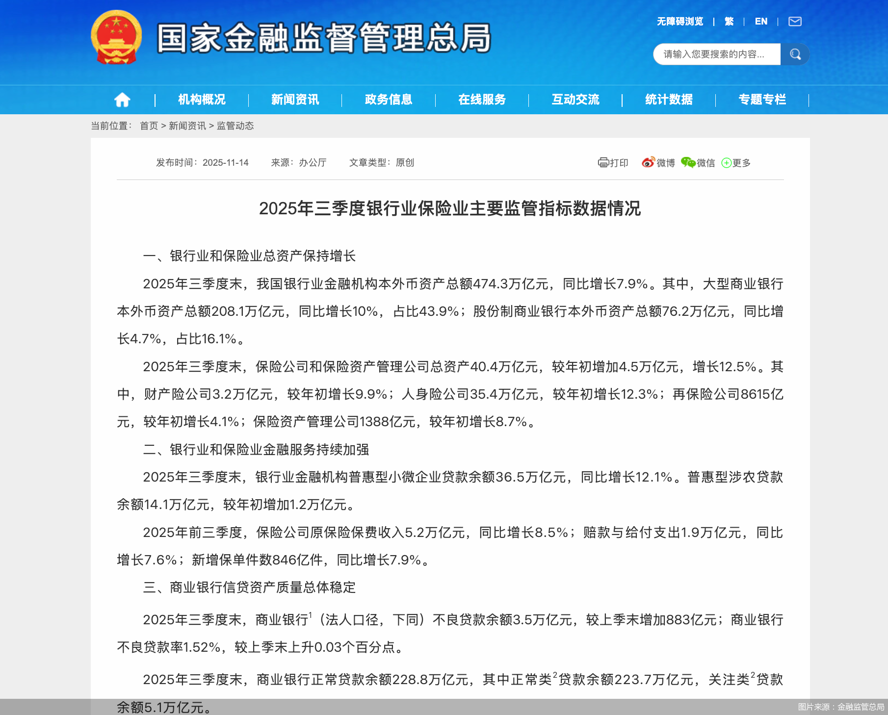 图片来源：金融监管总局