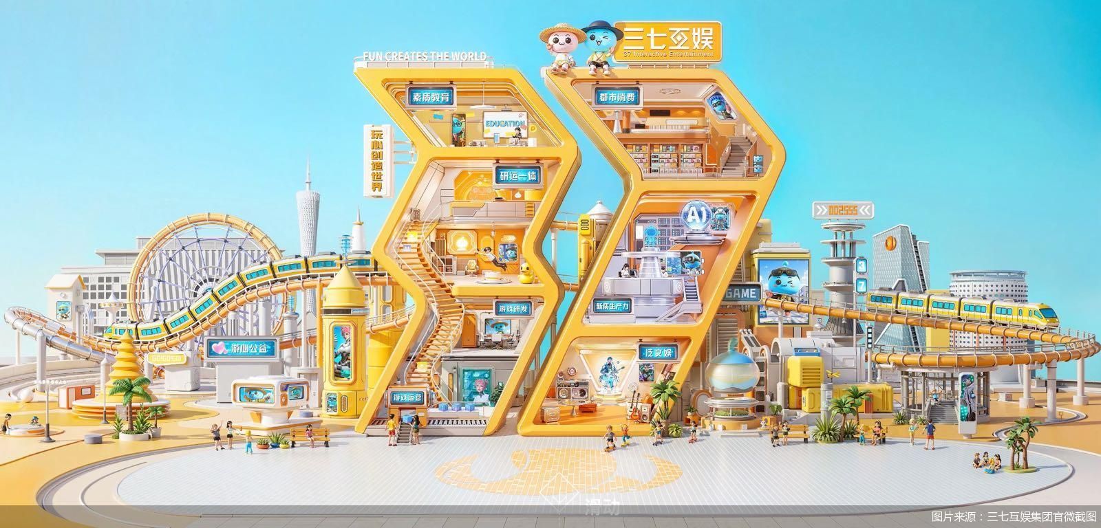 图片来源：三七互娱集团官微截图