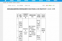 聘任不具有任职资格的人员等，陕西中越保险代理合计被罚4.6万元