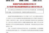 公司及董事长遭立案调查，ST葫芦娃业绩承压下监管频亮“红灯”