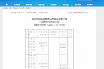 内部管理不到位，太保寿险遵义中心支公司合计被罚1.7万元
