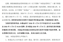 国投白银LOF：因交易价格波动将于1月8日开市起停牌至10时30分