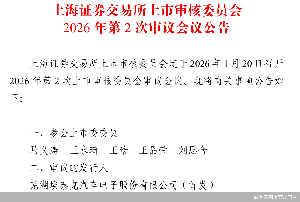 截图来自上交所官网