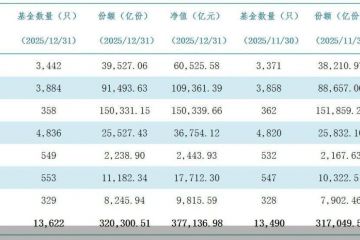 公募基金规模再创新高！2025年12月末规模达37.71万亿元