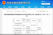 未按规定使用经批准或备案的保险条款费率，永安保险临夏中支合计被罚12万元