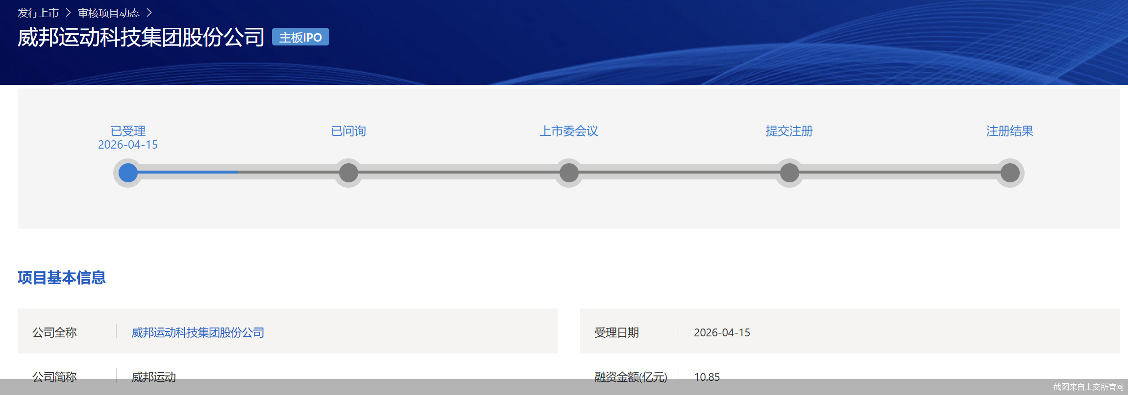 截图来自上交所官网