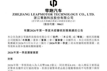 一季度增收不增利，零跑全年销量与利润目标双双承压