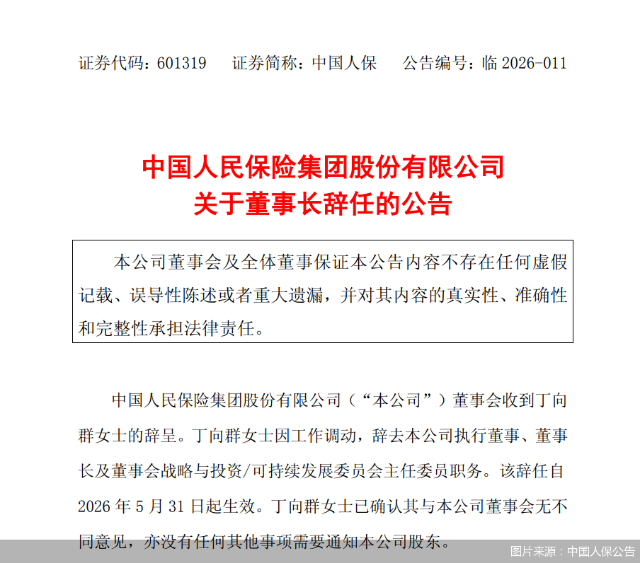 图片来源:中国人保公告