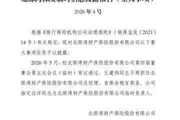 百万罚单、增资未完！北部湾保险外聘总经理离任，留下不少待解题