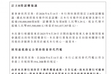H股定向增发迎来新买家、溢价超26%！威海银行能否摆脱资本焦虑