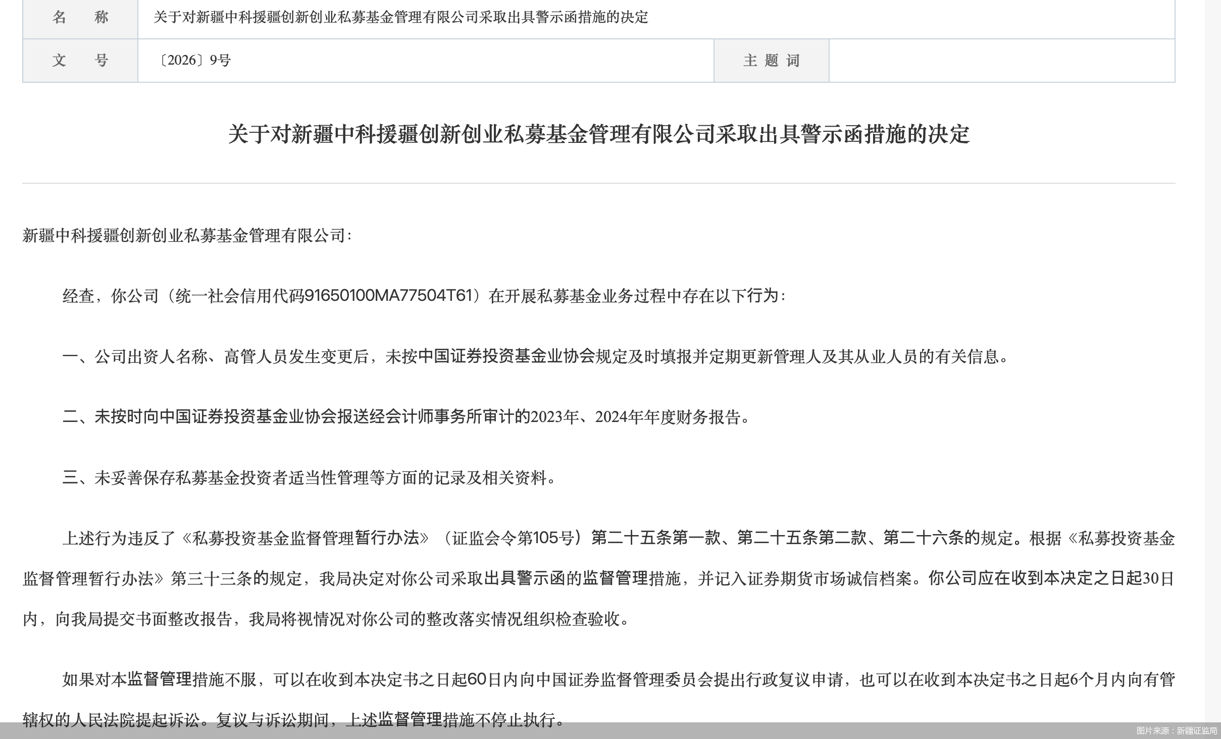 图片来源：新疆证监局
