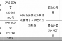 利用业务便利为其他机构或个人牟取不正当利益，上海智莺保险代理合计被罚17.5万元