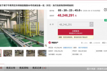 设备降价20%再度拍卖，哪吒汽车破产重整遇资产处置难题