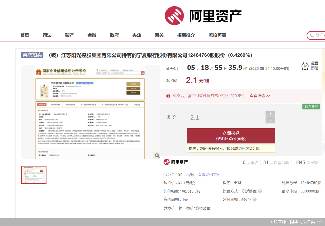 图片来源:阿里司法拍卖平台