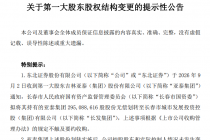 东北证券：第一大股东股权结构变更
