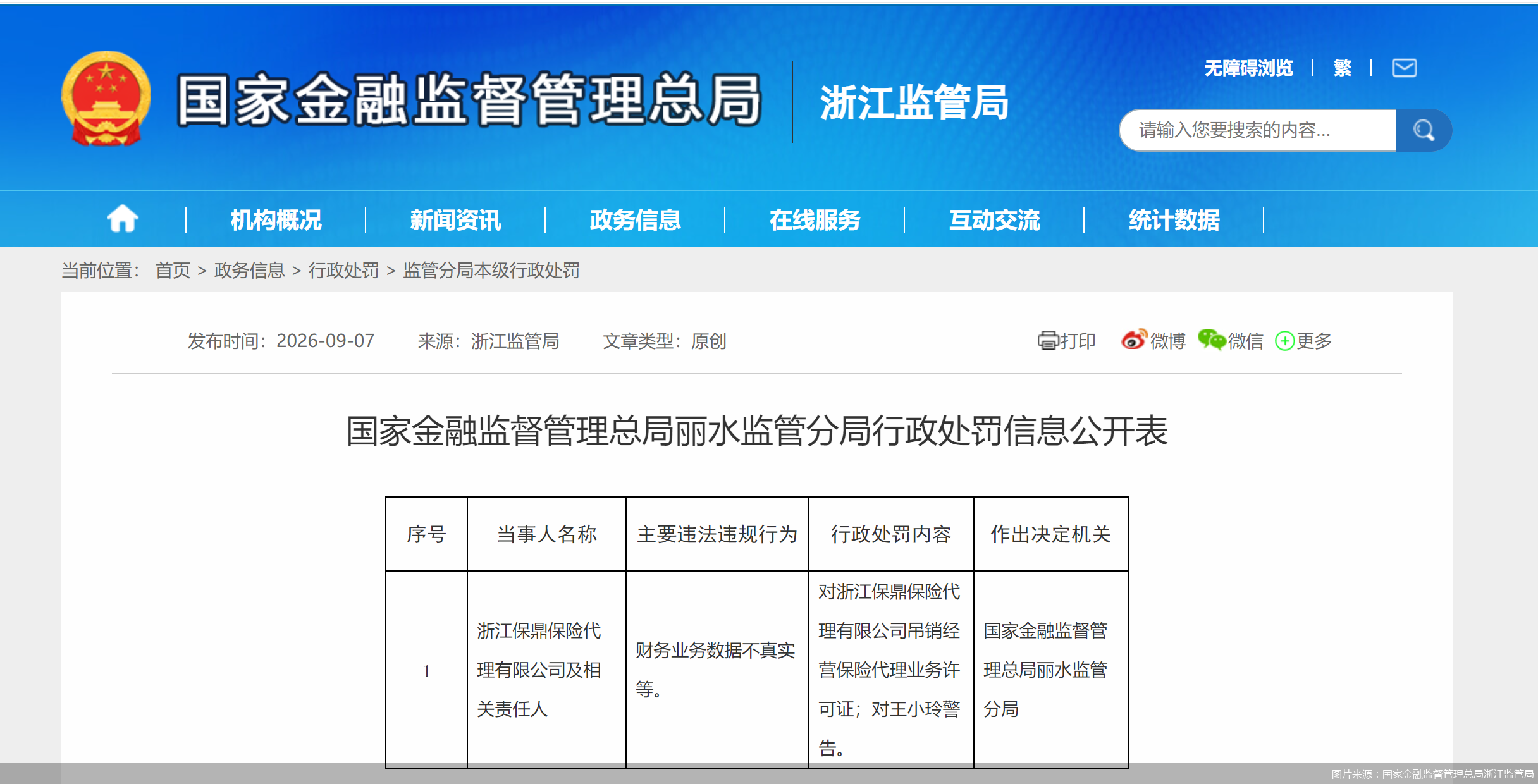 图片来源：国家金融监督管理总局浙江监管局
